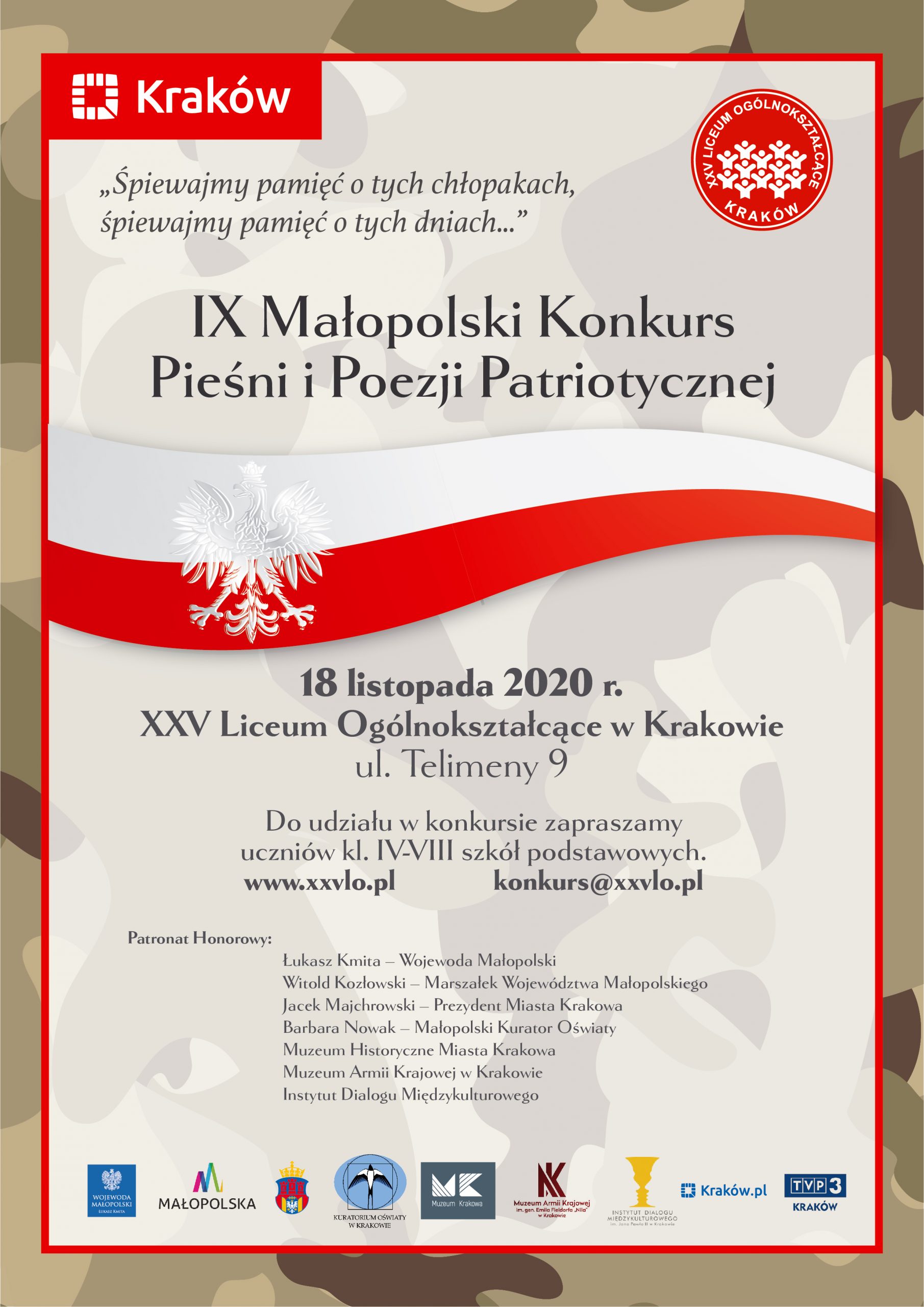IX Małopolski Konkurs Pieśni i Poezji Patriotycznej