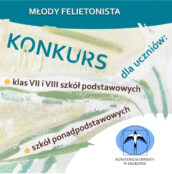 plakat Konkursu Młody Felietonista