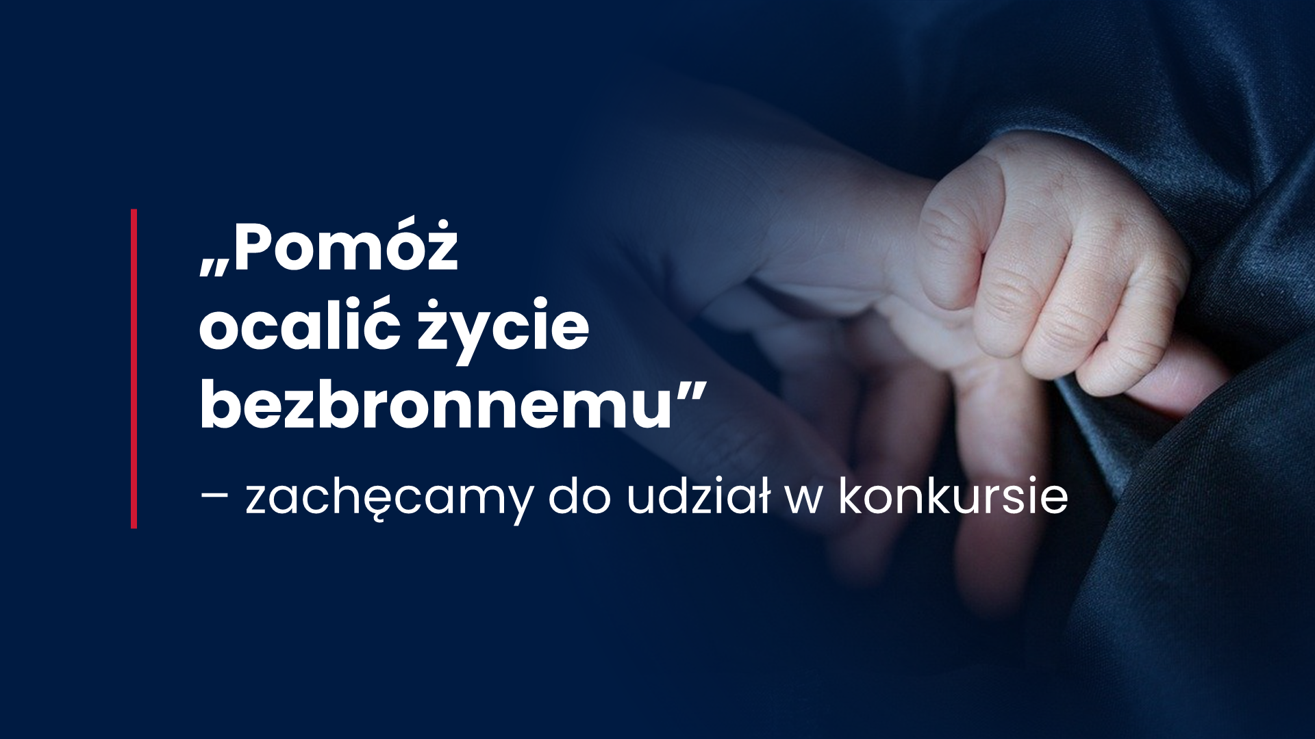 pomóż ocalić życie bezbronnemu - zachęcamy do udziału w konkursie