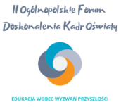 Logo II Ogólnopolskie Forum Doskonalenia Kadr Oświaty