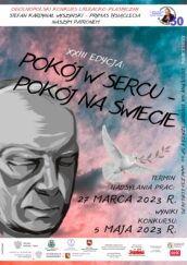 plakat konkursu o kardynale Wyszyńskim