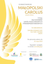 plakat Małopolskiego Carolusa