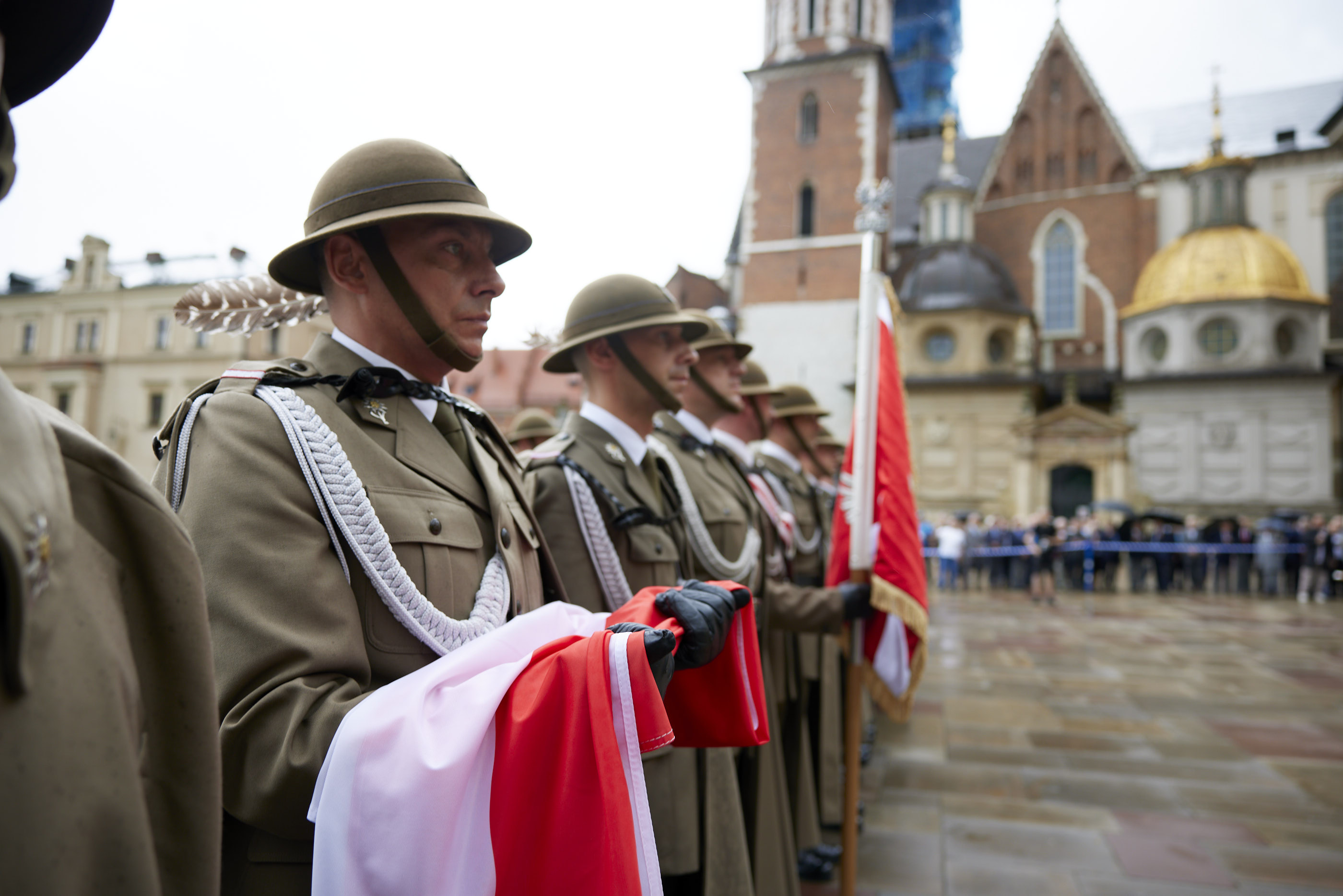 Przekazanie sztandaru Małopolskiemu Związkowi Żołnierzy Wojska Polskiego