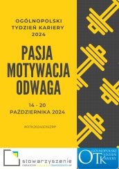 Baner obchodów Ogólnopolskiego Tygodnia Kariery 2024