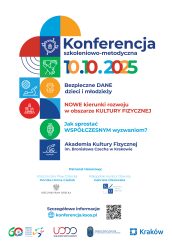Plakat informacyjny konferencji Szkoleniowo-Metodycznej