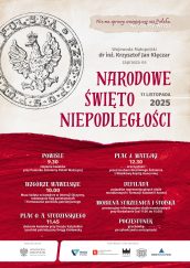 Zaproszeniea na obchody Narodowego Święta Niepodległości w Krakowie. 11 listopada 2025 r.