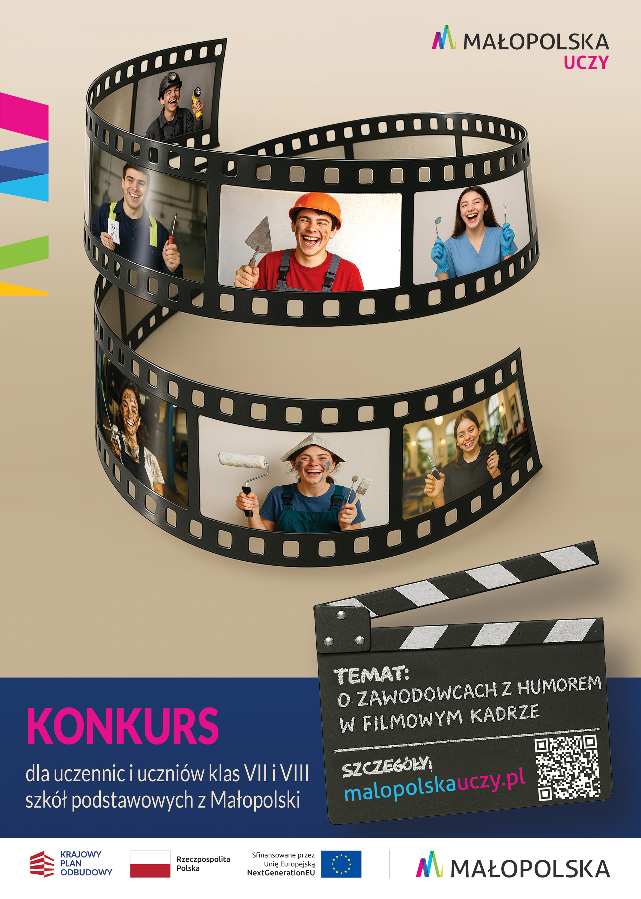 Konkurs filmowy „O zawodowcach z humorem w filmowym kadrze”
