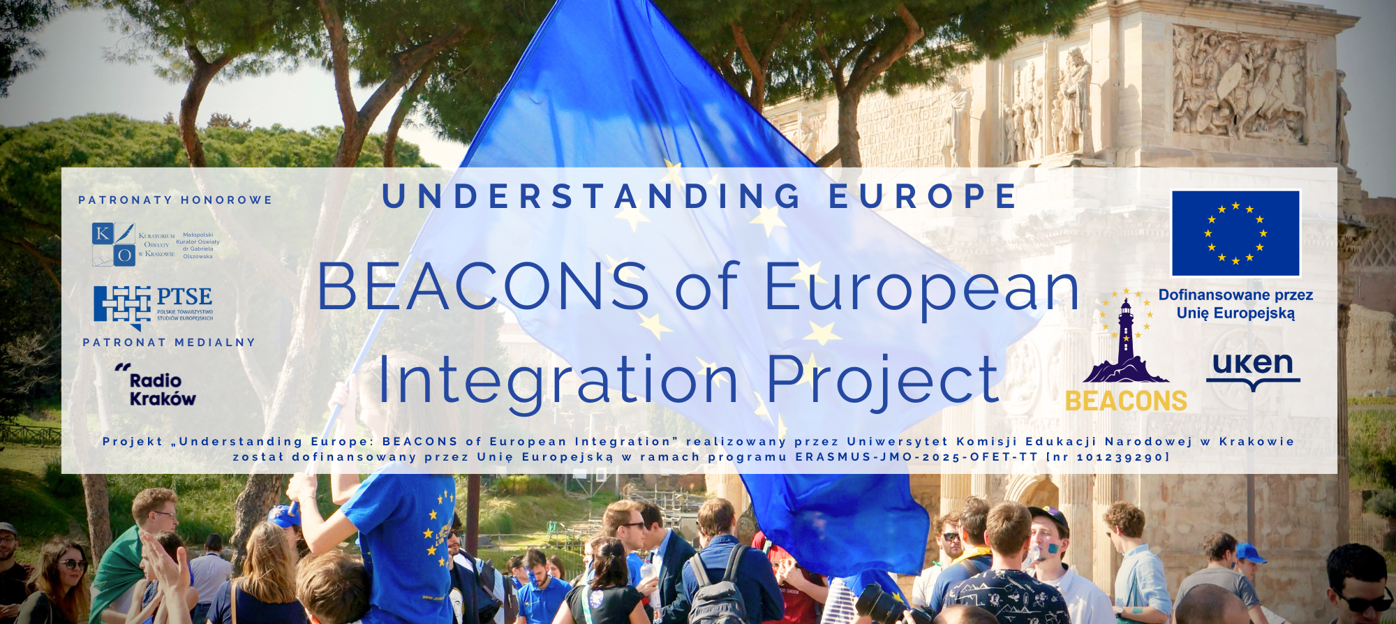 „Understanding Europe: BEACONS of European Integration” – zaproszenie do udziału w bezpłatnym, ogólnopolskim projekcie edukacyjnym BEACONS na temat Unii Europejskiej