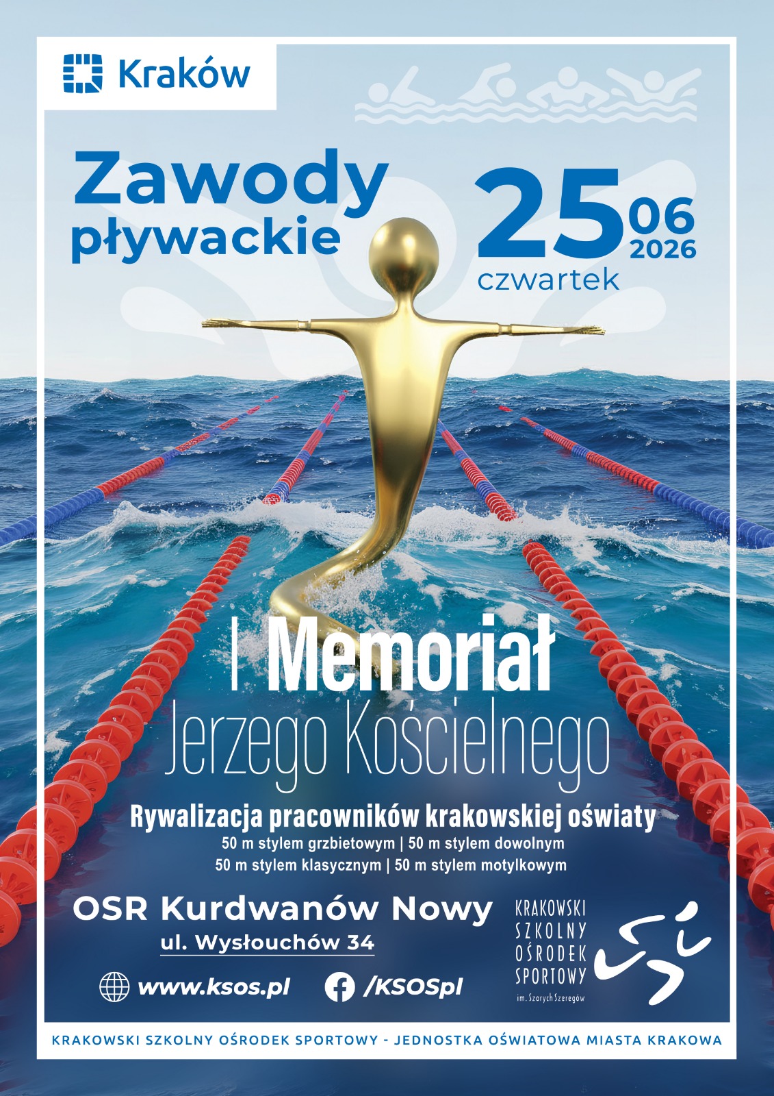 I Memoriał Jerzego Kościelnego w Pływaniu