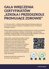 Uroczysta Gala wręczenia Krajowych Certyfikatów – 19.03.2026 r.