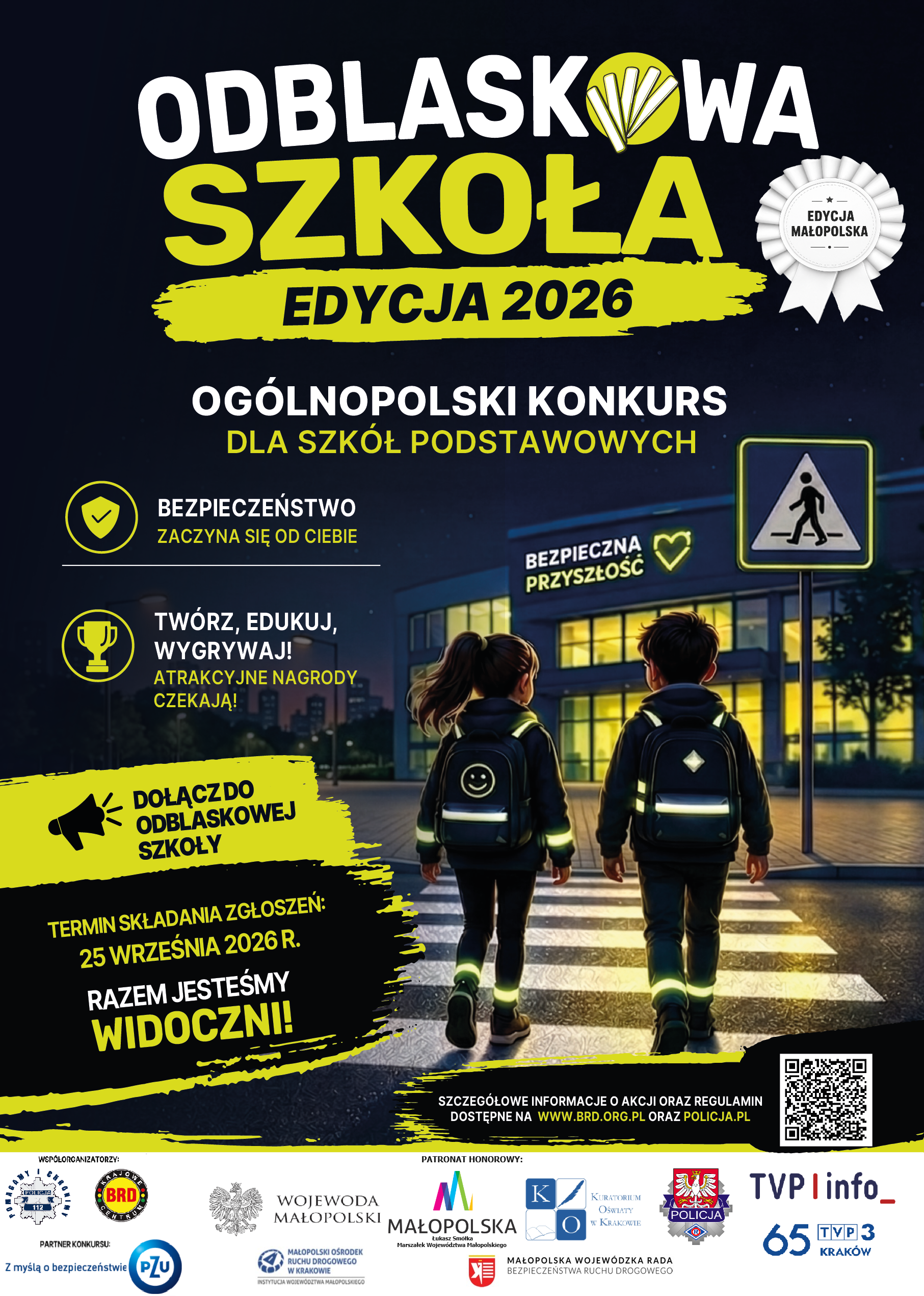 plakat Odblaskowa Szkoła 2026