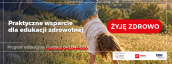 Baner informacyjny programu żyję zdrowo